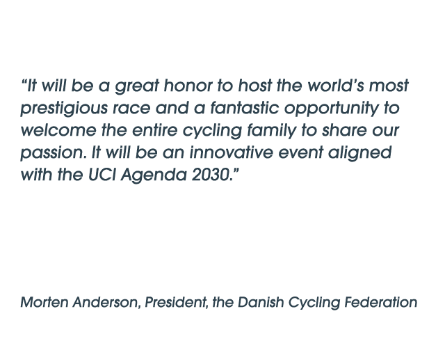 “It will be a great honor to host the world’s most prestigious race and a fantastic opportunity to welcome the entire...